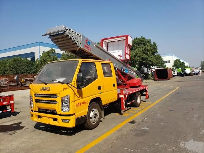 青岛市南附近云梯车出租 砂石搬运